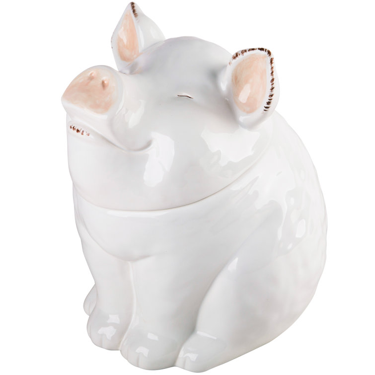 August Grove® Pig 4 qt. Cookie Jar & Reviews Wayfair